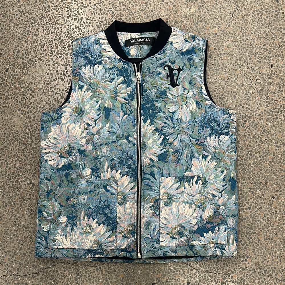 Valabassas Floral Blue Vest